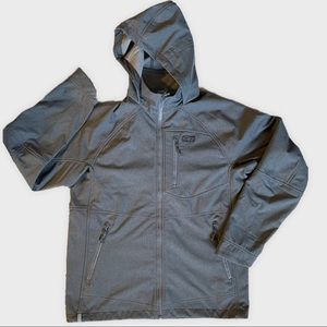 OR Outdoor Research Deadbolt Hoody Jacket EUC size Large Grey REI